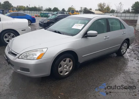 2007 Honda Accord 2.4 Lx из США, поврежденный, VIN 1HGCM56427A049876